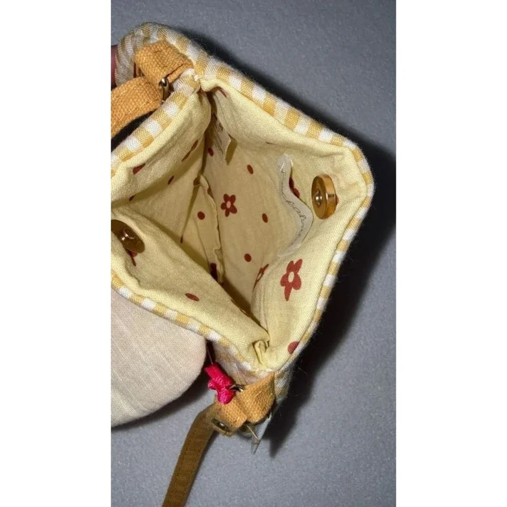 Rockahula Beryl Bumble Bee Gingham Crossbody Kids Bag Purse